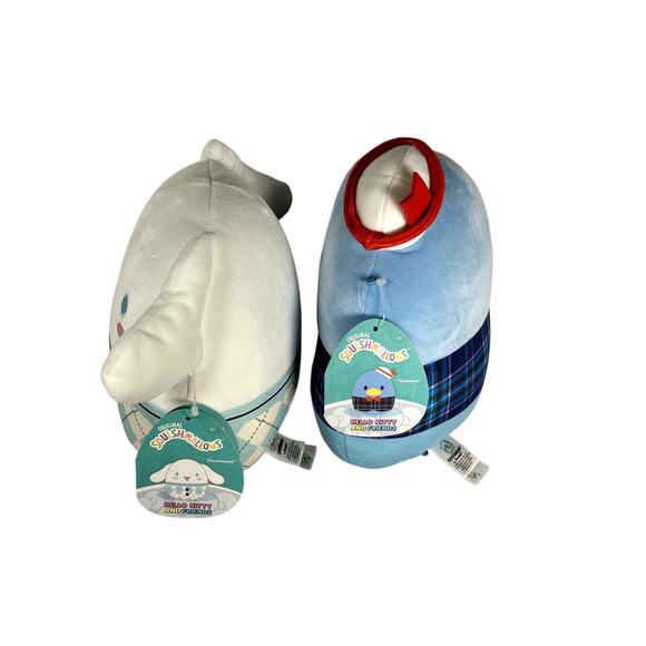 Squishmallows Cinnamoroll Argyle Preppy & Tuxedosam Plaid Preppy Outfit NWT - Picture 8 of 10